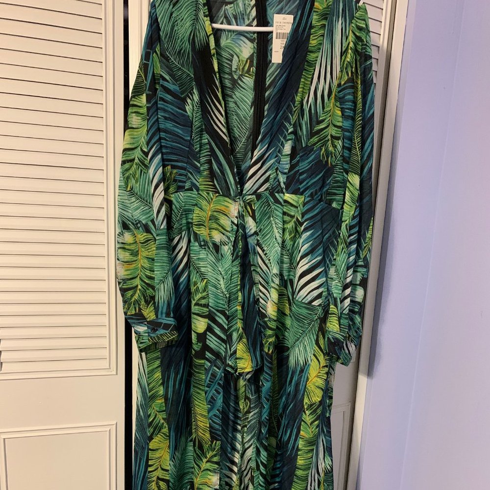 Fashion Nova Tropical Printed Romper